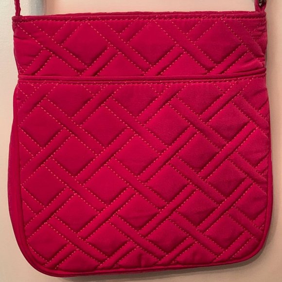 Vera Bradley Fuchsia Pink Crossbody Hot Pink Magenta - Picture 5 of 6